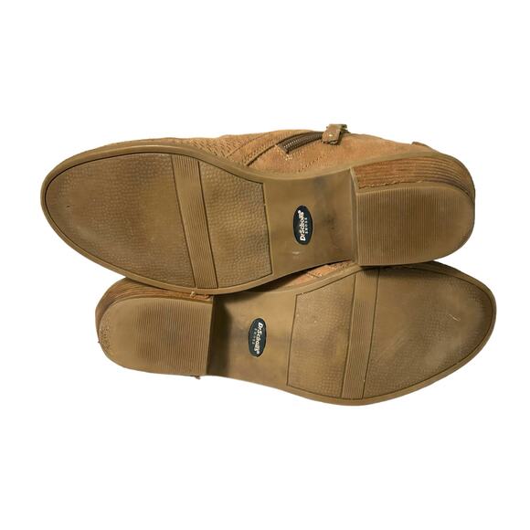 Dr. Scholl’s Womens Ankle Booties Be Energized Size 9 Brown Suede Insole Comfort - Picture 9 of 9